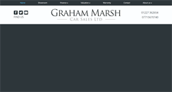 Desktop Screenshot of grahammarshcarsales.co.uk